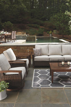 Paradise - Medium Brown - Sofa with Cushion