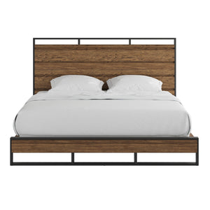 Hendrick - Complete King Bed - Sepia Brown