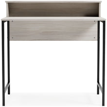 Bayflynn - White / Black - Home Office Desk with Hutch
