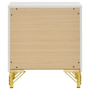 Lucia - 2-Drawer Nightstand - White