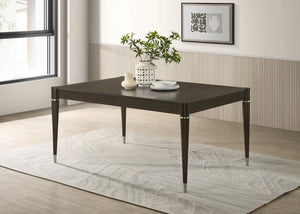 Reseda - 81" Extension Leaf Dining Table - Ash Brown