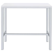 Natividad - 5 Piece Pub Height Bar Table Set - White High Gloss
