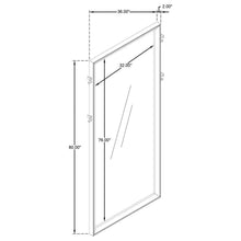 Durango - Full Length Standing Floor Mirror - Washed Oak
