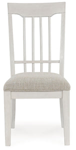 Shaybrock - Dining Upholstered Side Chair (Set of 2) - Antique White / Brown