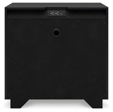 Londer - Black - Two Drawer Night Stand