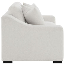 Ashlyn - Fabric Upholstered Track Arm Loveseat - Sand
