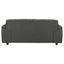 Buxton - Top Grain Leather Upholstered Loveseat