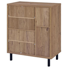Teller - 2-Door Shoe Storage Cabinet - Natural Oak