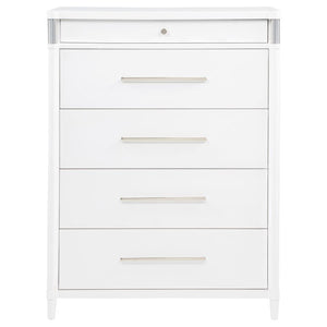 Gracemont - 5-Drawer Bedroom Chest Of Drawers - White
