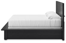 Londer - Black - King Panel Bed