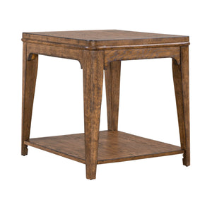 Ashford - Rectangular End Table - Light Brown