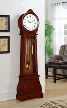 Narcissa - Grandfather Clock With Chime - Brown Red