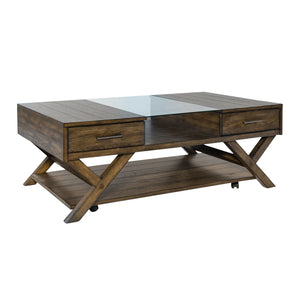 Lennox - 3 Piece Table Set - Dark Brown