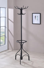 Kiefer - Coat Rack With 12 Hooks - Black