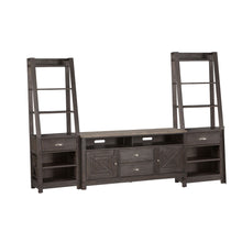 Heatherbrook - Entertainment Center With Piers - Black