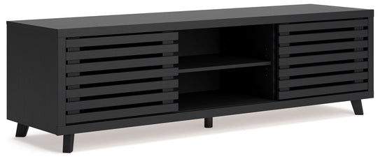 Danziar - Extra Large TV Stand - Black