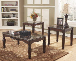 North Shore - Dark Brown - Occasional Table Set (Set of 3)