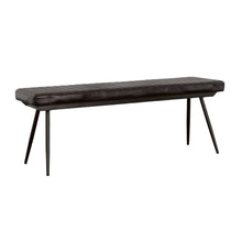 Partridge - Cushion Bench - Espresso And Black