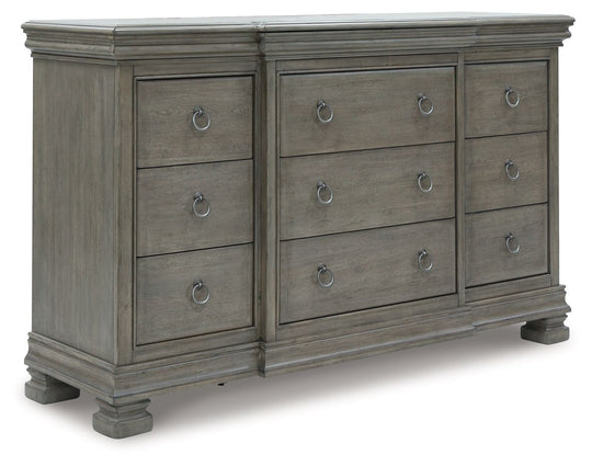 Lexorne - Dresser - Gray