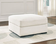 Accomplished - Stone - Oversized Accent Ottoman - Fabric