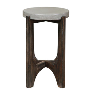 Cascade - Chair Side Table - Dark Brown