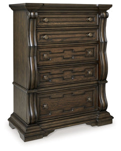 Maylee - Dark Brown - Five Drawer Chest