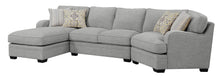 Analiese - Sectional - Dove Gray - Fabric