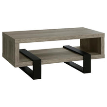 Dinard - Coffee Table With Shelf - Gray Driftwood