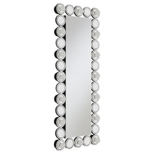 Aghes - Rectangular Wall Mirror With Led Lighting Mirror - Silver