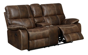 Jessie James - Loveseat - Chocolate Brown