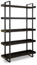 Kevmart - Grayish Brown / Black - Bookcase
