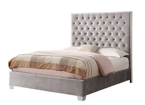 Lacey - Queen Bed Kit - Silver Gray