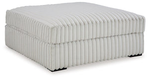 Stupendous - Oversized Accent Ottoman - Alloy
