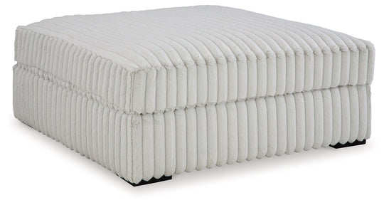 Stupendous - Oversized Accent Ottoman - Alloy