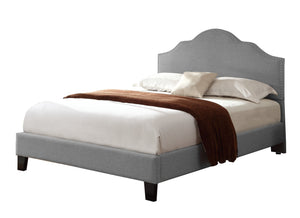 Madison - Upholstered Bed, Full - Light Gray