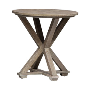 Parkland Falls - Round End Table - Light Brown