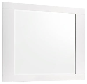 Felicity - Rectangle Dresser Mirror - Glossy White