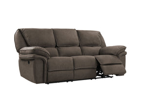 Allyn - Power Sofa - Gray Taupe