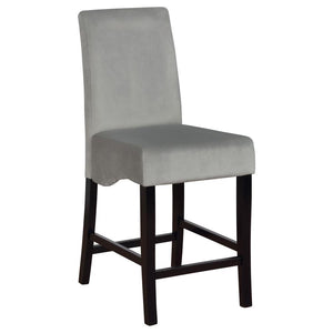 Stanton - Upholstered Counter Height Chairs (Set of 2) - Gray and Black