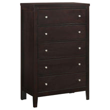 Carlton - 5-Drawer Rectangular Chest - Cappuccino