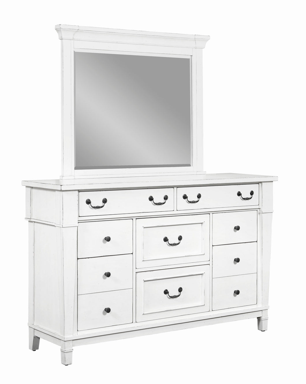 Stoney Creek - Mirror - Weathered White