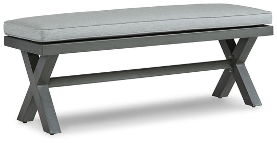 Elite Park - Bench With Cushion - Gray