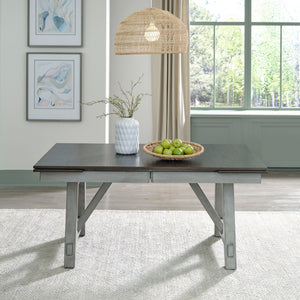 Newport - Trestle Table Set - Dark Gray