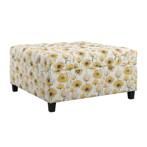 Celia - Storage Ottoman - Golden Poppy