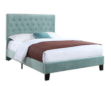 Amelia - Upholstered Bed, Full - Light Blue