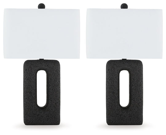 Wimmings - Poly Table Lamp (Set of 2) - Black