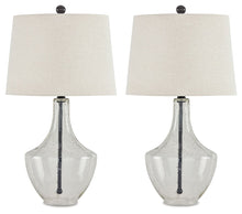 Gregsby - Clear / Black - Glass Table Lamp (Set of 2)