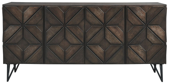 Chasinfield - Extra Large TV Stand - Dark Brown