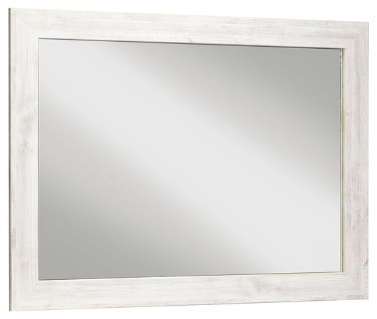 Paxberry - Bedroom Accent Mirror - Whitewash