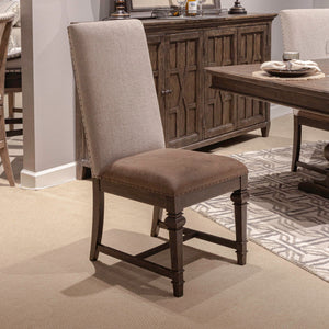 Paradise Valley - Upholstered Side Chair (RTA) - Dark Brown